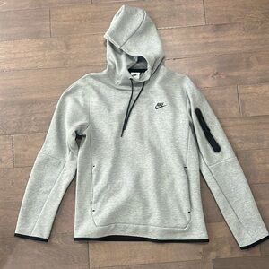 Nike Sportswear Tech Fleece Pullover Hoodie Gray Black Men Sz Small